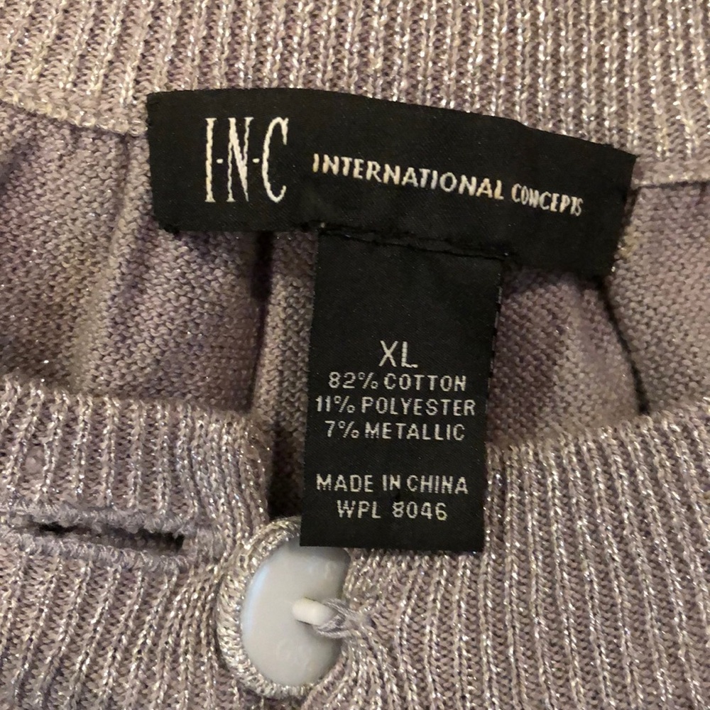 Silver dressy sweater